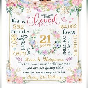 21st Birthday Girl Banner